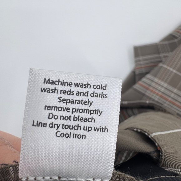 Walter Hagen Shorts Men 40 NEW Brown Plaid Golf Performance Flat Front Stretch - Picture 8 of 12